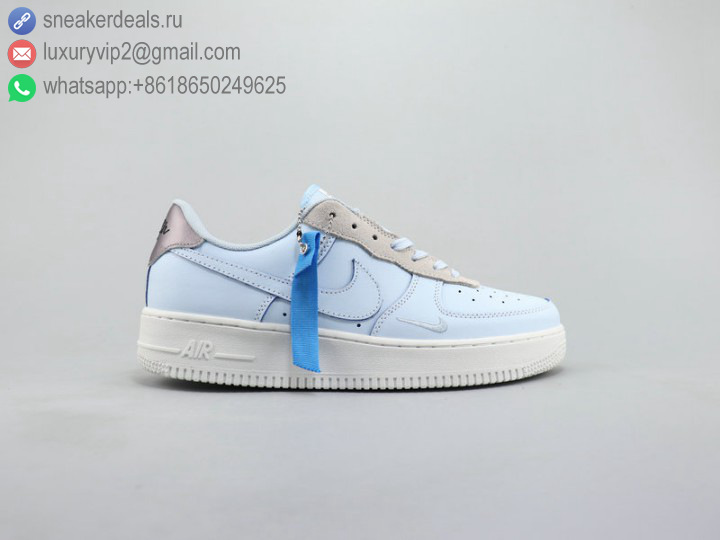 NIKE AIR FORCE 1 LOW '07 SKY BLUE LEATHER MEN SKATE SHOES